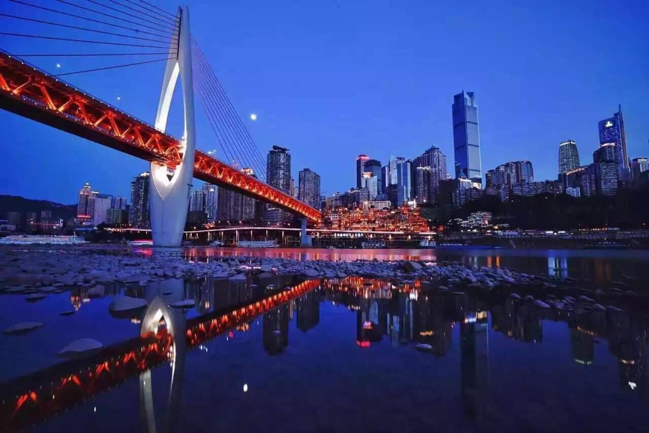 漫途高空酒店洪崖洞夜景店Boutique of Meditation 重庆 外观 照片