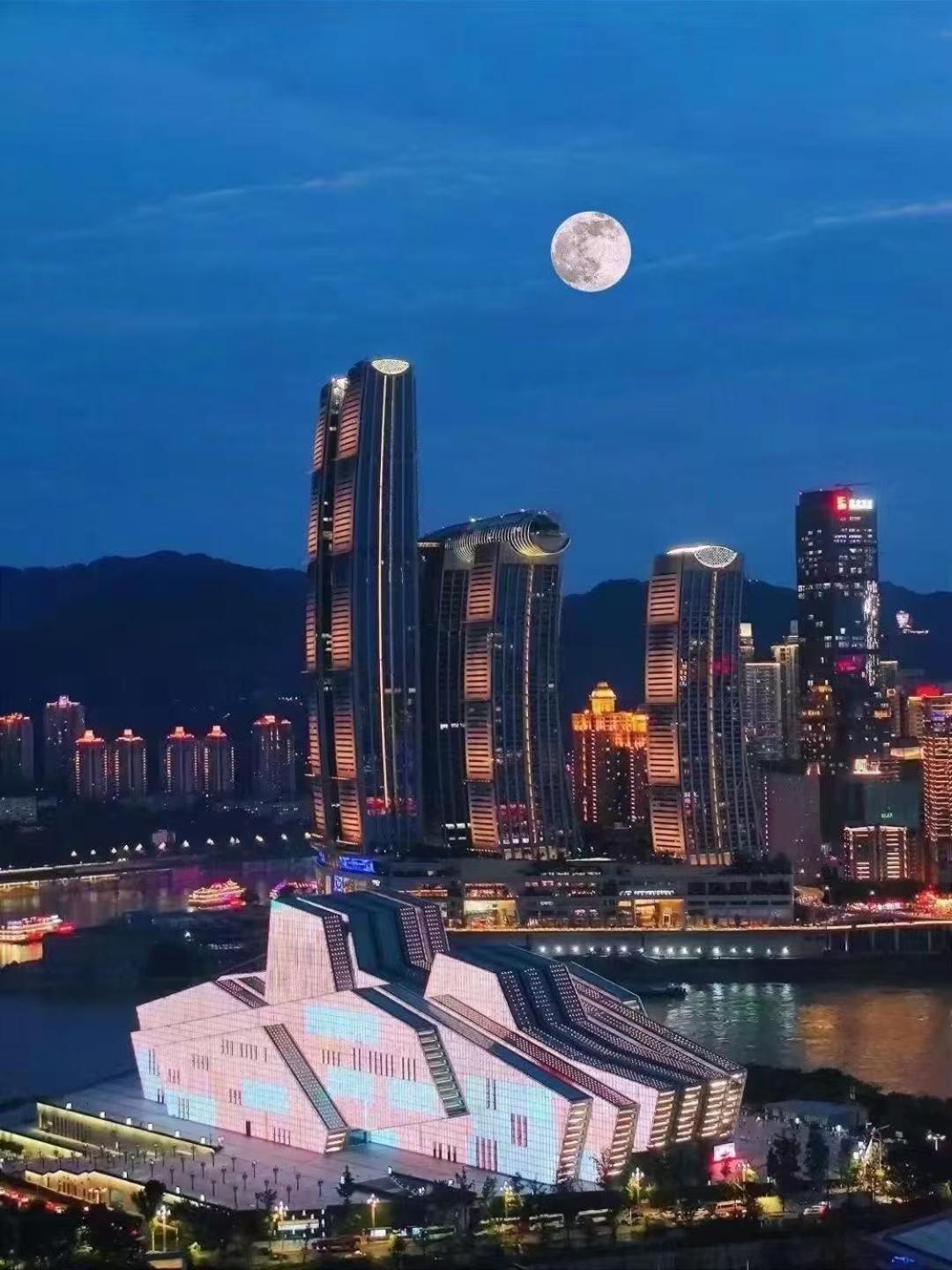 漫途高空酒店洪崖洞夜景店Boutique of Meditation 重庆 外观 照片