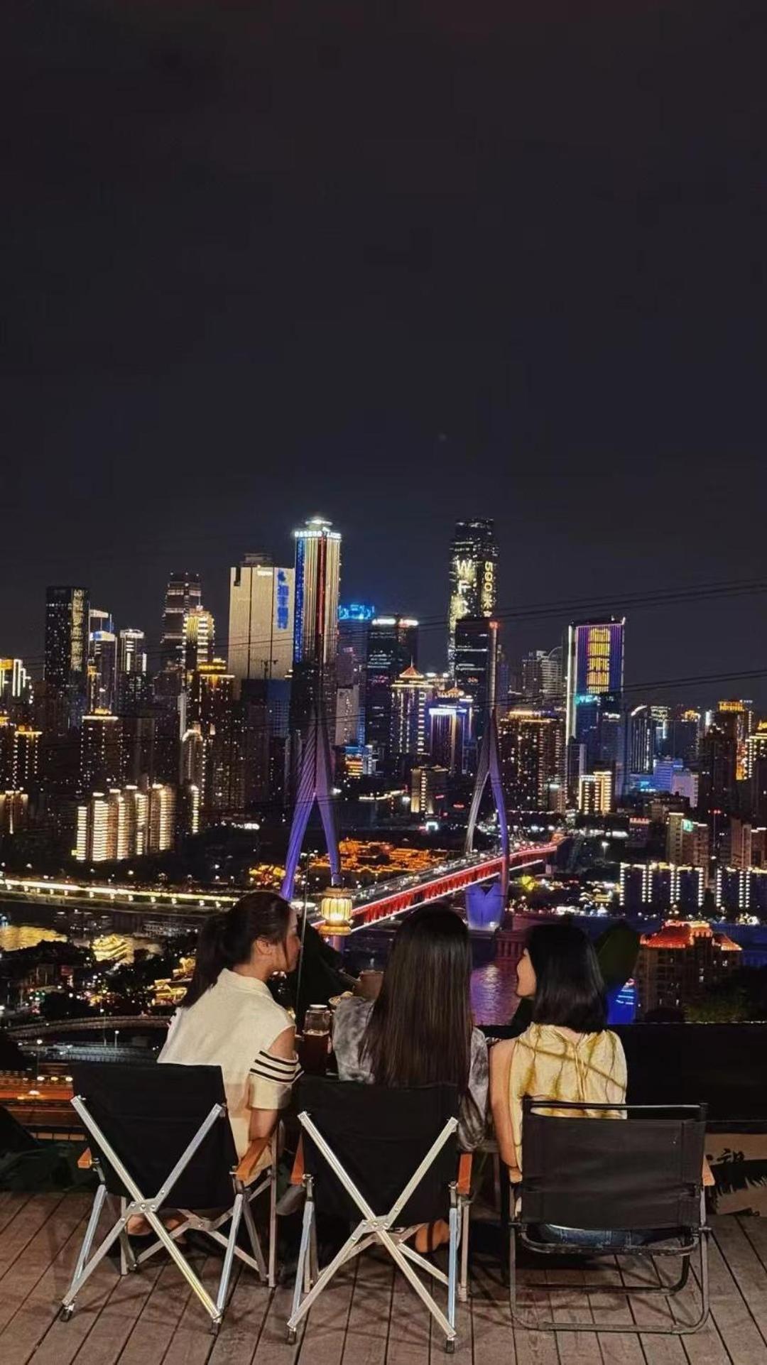 漫途高空酒店洪崖洞夜景店Boutique of Meditation 重庆 外观 照片